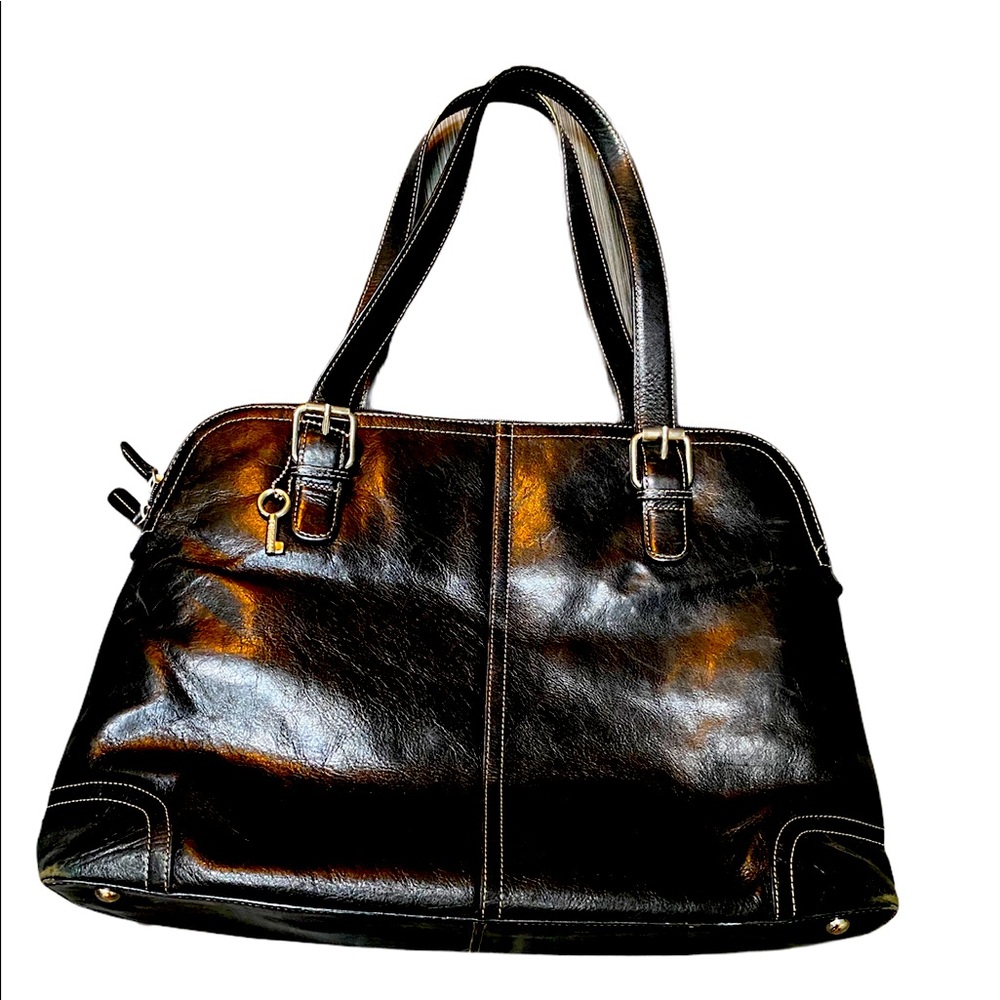 Fossil leather bag